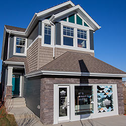 Exterior - Landmark Homes’ front garage showhome