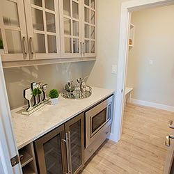Pantry - Landmark Homes’ front garage showhome