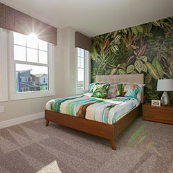 Bedroom - Landmark Homes’ front garage showhome