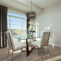 Dining room - Landmark Homes’ front garage showhome