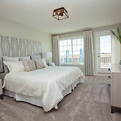 Master Bedroom - Landmark Homes’ front garage showhome