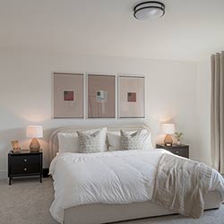 Anthem Front Drive 110 Showhome Primary Bedroom