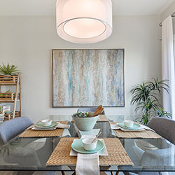Dining room - Kirkland Homes’ front garage showhome