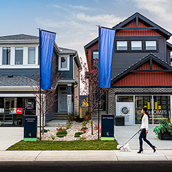 Front Garage Showhomes in Glenridding Ravine