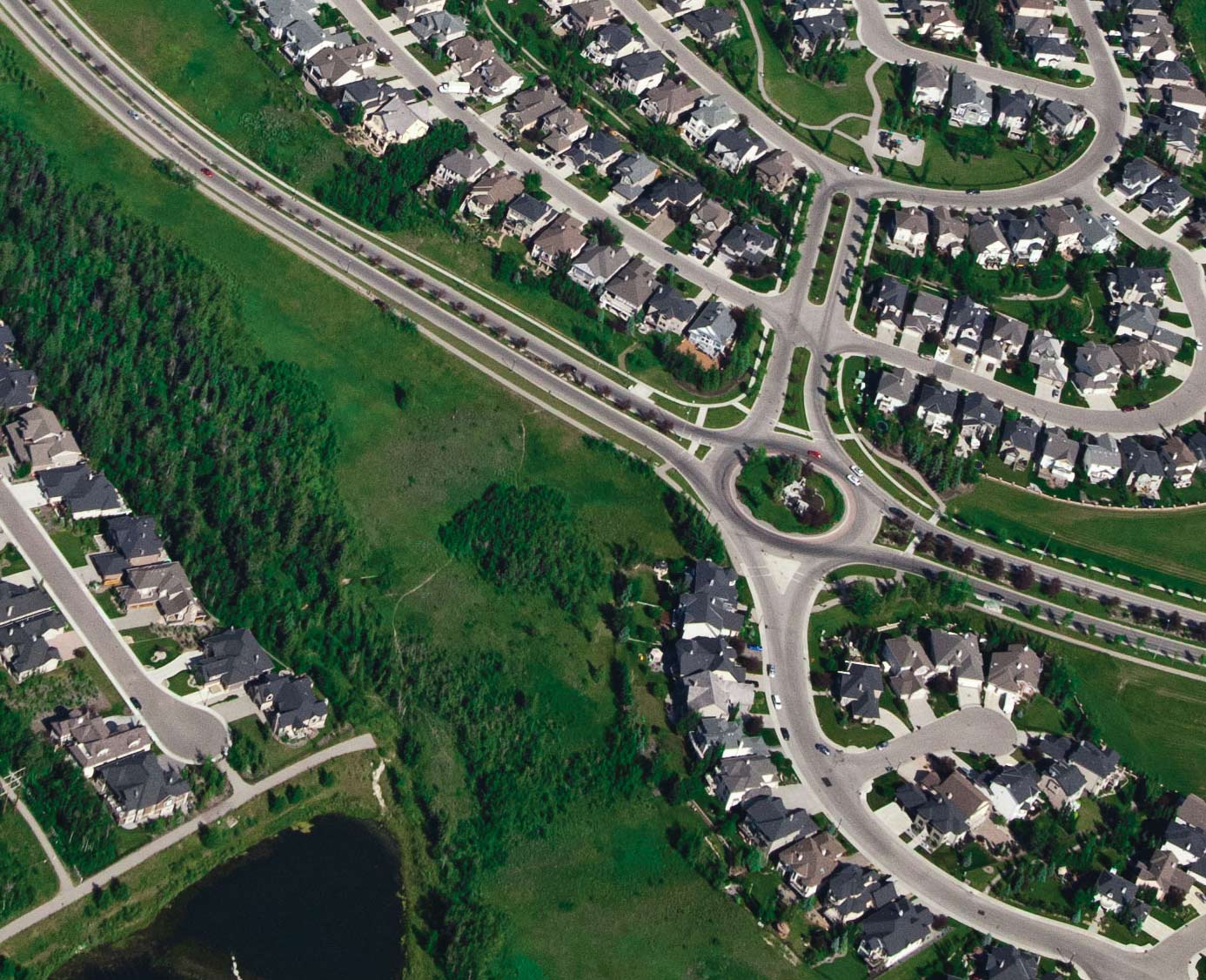 Aerial view of the Glenridding Ravine area